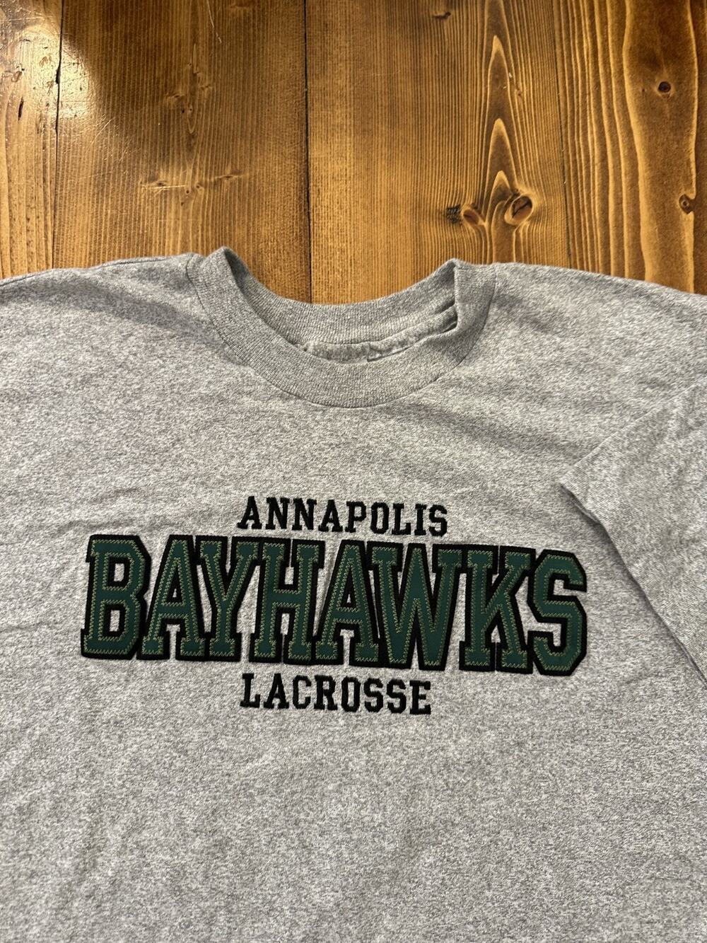 Vintage Annapolis Bayhawks Major League Lacrosse T-shirt XL Single Stitch Vtg